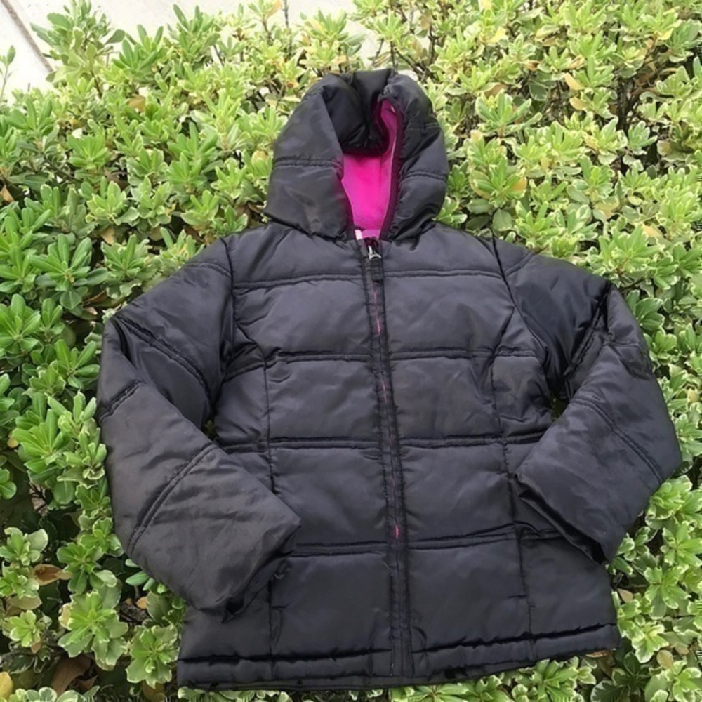 Faded Glory Winter Jacket XS (4/5) Black 100% Polyester